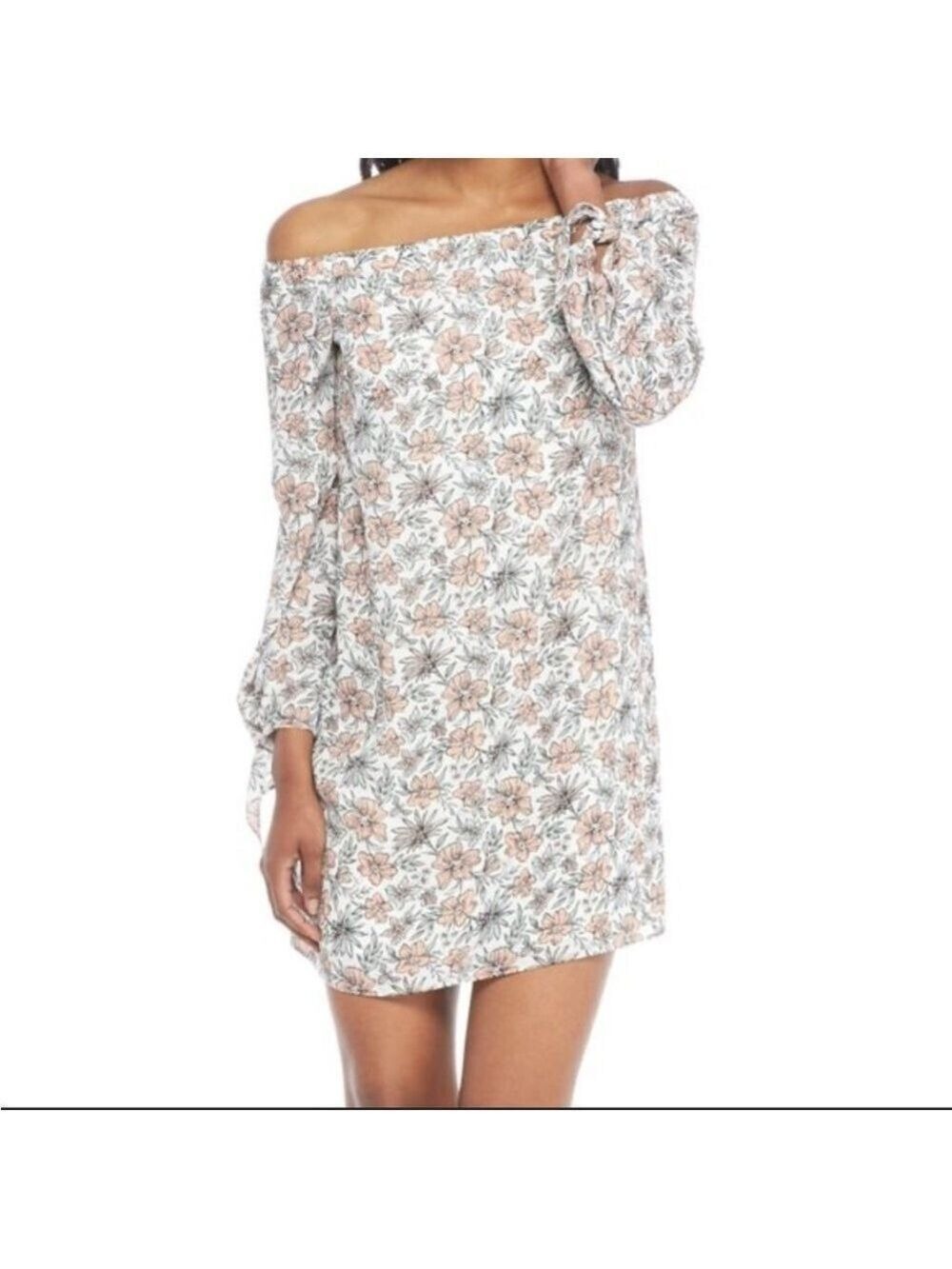 Sam Edelman Ditzy Floral Off Shoulder Dress Size 0